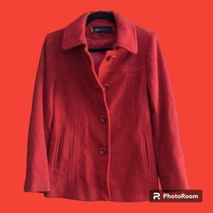 Anne Klein Coat Wool Peacoat Soft Warm and Cozy Size Small
